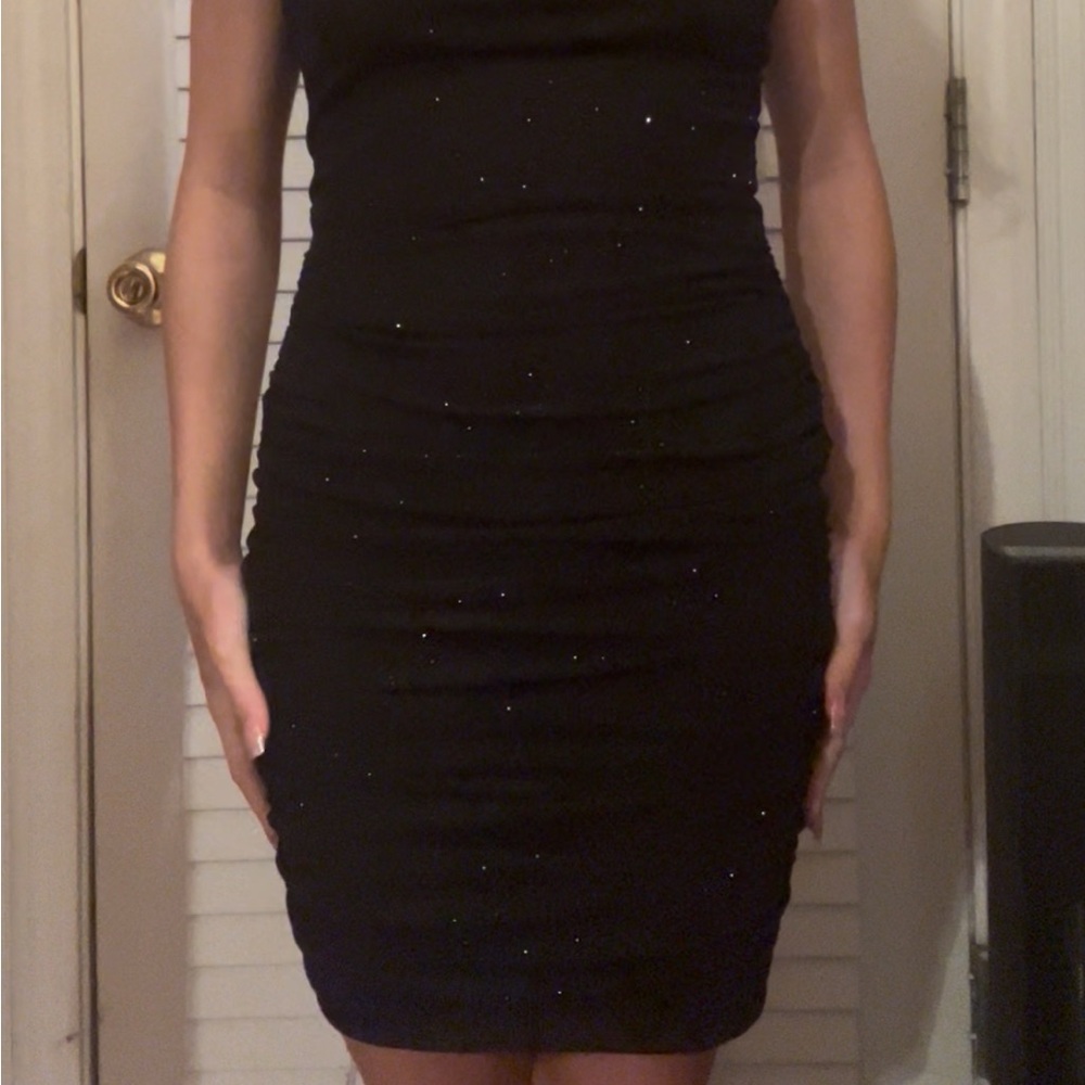 Windsor Black Midi Dress